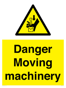 Danger moving machinery